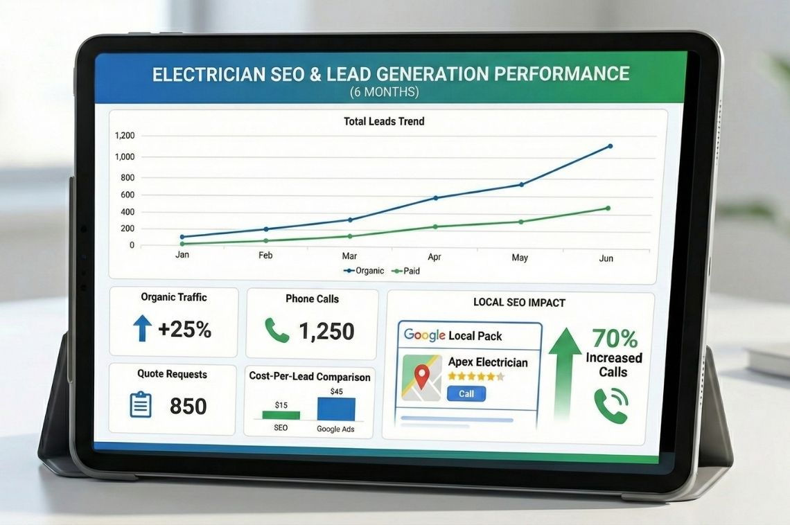 SEO for Electricians Generate More Leads & Service Calls